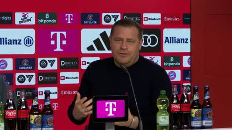 Angesprochen auf den möglichen Elfmeter gegen Real Madrid versucht sich FCB-Sportvorstand Max Eberl erst zurückzuhalten, kann sich aber eine Aussage nicht verkneifen. 