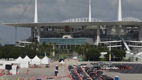 Das Hard Rock Stadium ist die Heimat der Miami Dolphins