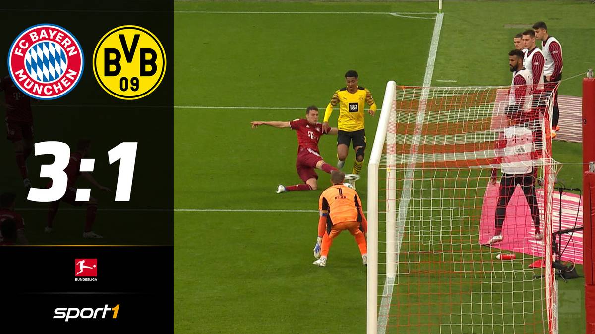 FC Bayern - Borussia Dortmund (3:1): Tore und Highlights | 1. Bundesliga