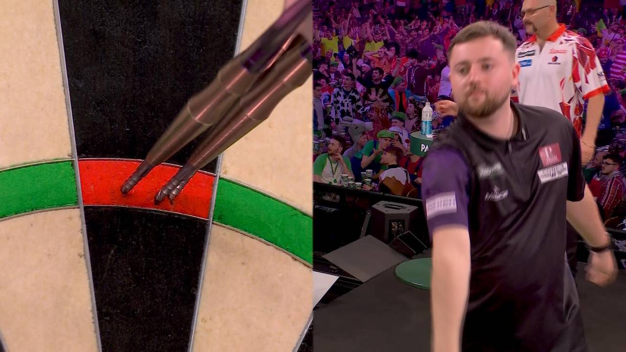 Kommentatoren irritiert: Die kurioseste 180 der Darts-WM
