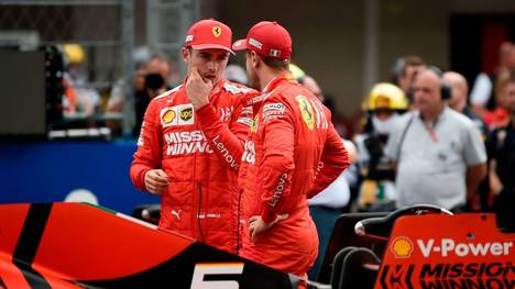 Sebastian Vettel kollidierte beim Großen Preis von Brasilien mit Charles Leclerc