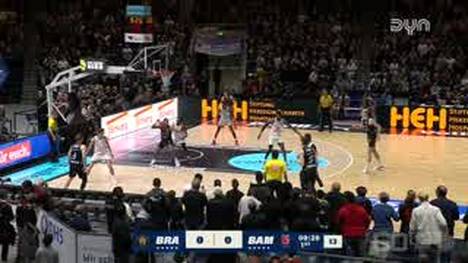 Spiel Highlights zu Basketball Löwen Braunschweig - BMA365 Bamberg Baskets