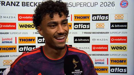 Nach dem gewonnenen Supercup gegen Borussia Dortmund spricht Nathaniel Brown über seine Rolle auf der Zehnerposition und zieht dabei einen besonderen Vergleich mit Blick auf seine Rückennummer.