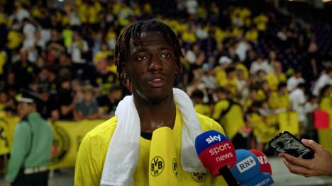 Jobe Bellingham nennt ihn ein "richtiges Biest". BVB-Neuzugang Joane Gadou kann es kaum erwarten, bei den Schwarz Gelben durchzustarten.
