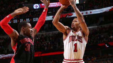 Derrick Rose-Chicago Bulls-Toronto Raptors-NBA