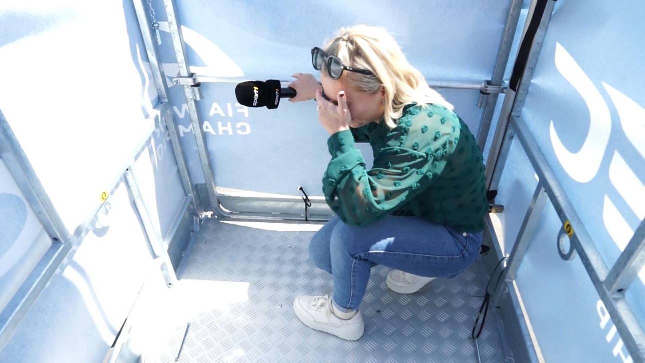 26 Meter Höhe? SPORT1-Moderatorin „macht sich in die Hose“