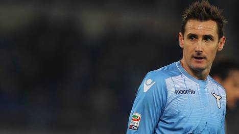 Miroslav Klose muss sich in Italien Kritik gefallen lassen