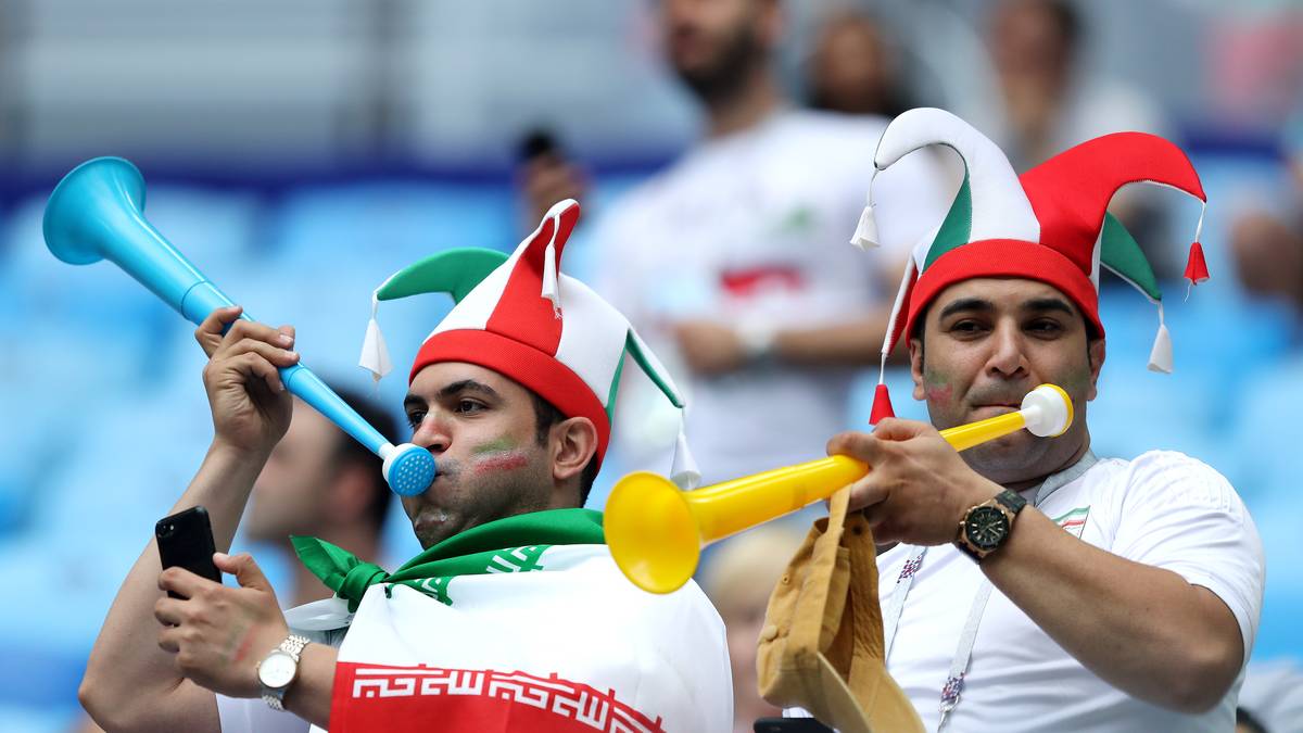 Das monotone Getöse aus den Plastikhörnern war bei der Übertragung des Iran-Spiels gegen Marokko nicht zu überhören