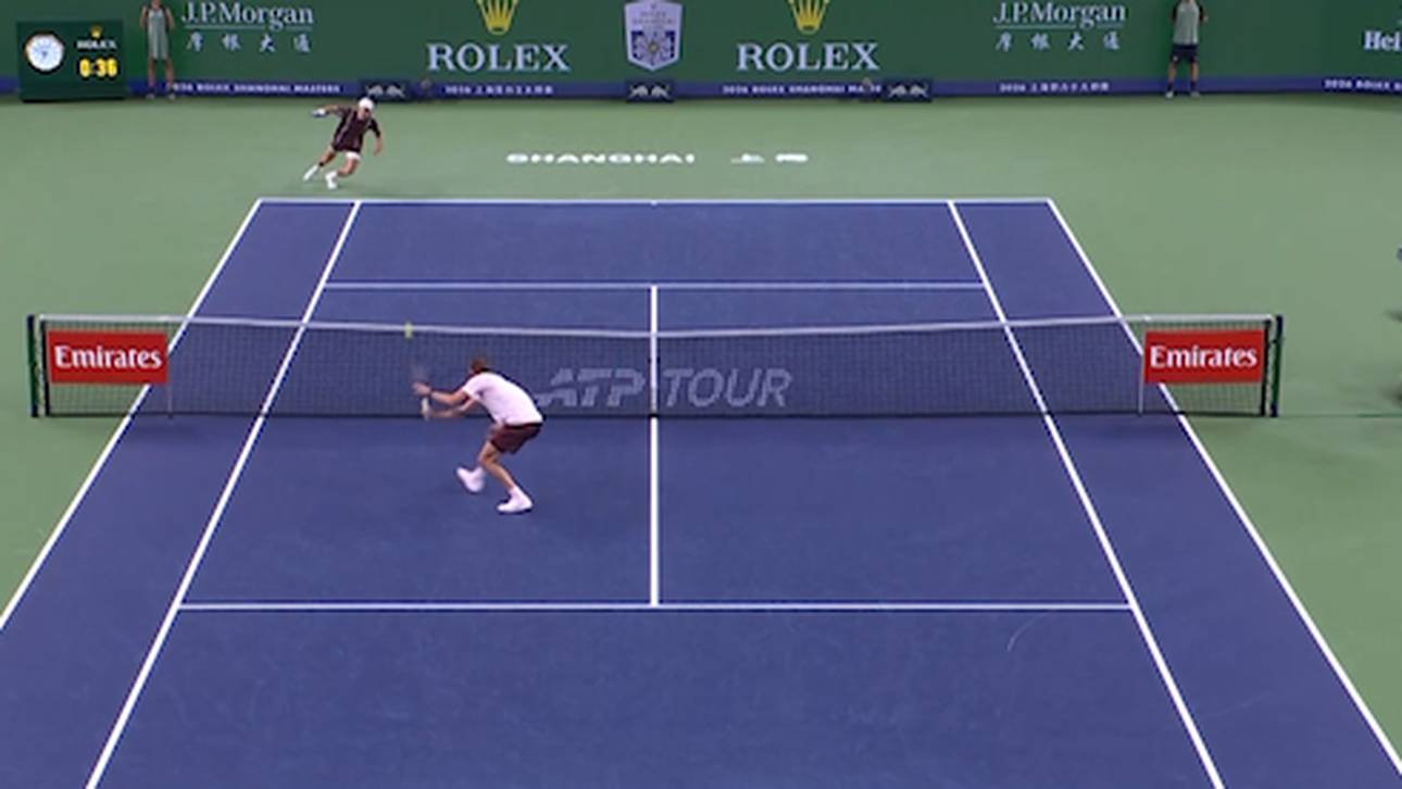 Inklusive Zaubervolleys! Zverev zieht ins Halbfinale ein