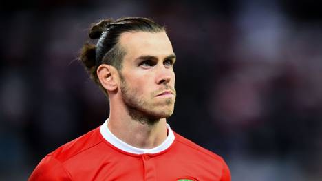 Wales' forward Gareth Bale poses before the Euro 2020 football qualification match between Slovakia and Wales in Trnava on October 10, 2019. (Photo by VLADIMIR SIMICEK / AFP) (Photo by VLADIMIR SIMICEK/AFP via Getty Images)