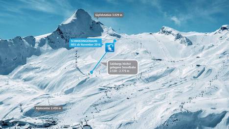 Neues vom Gletscherskigebiet Kitzsteinhorn: Winter-Highlights 2016/17