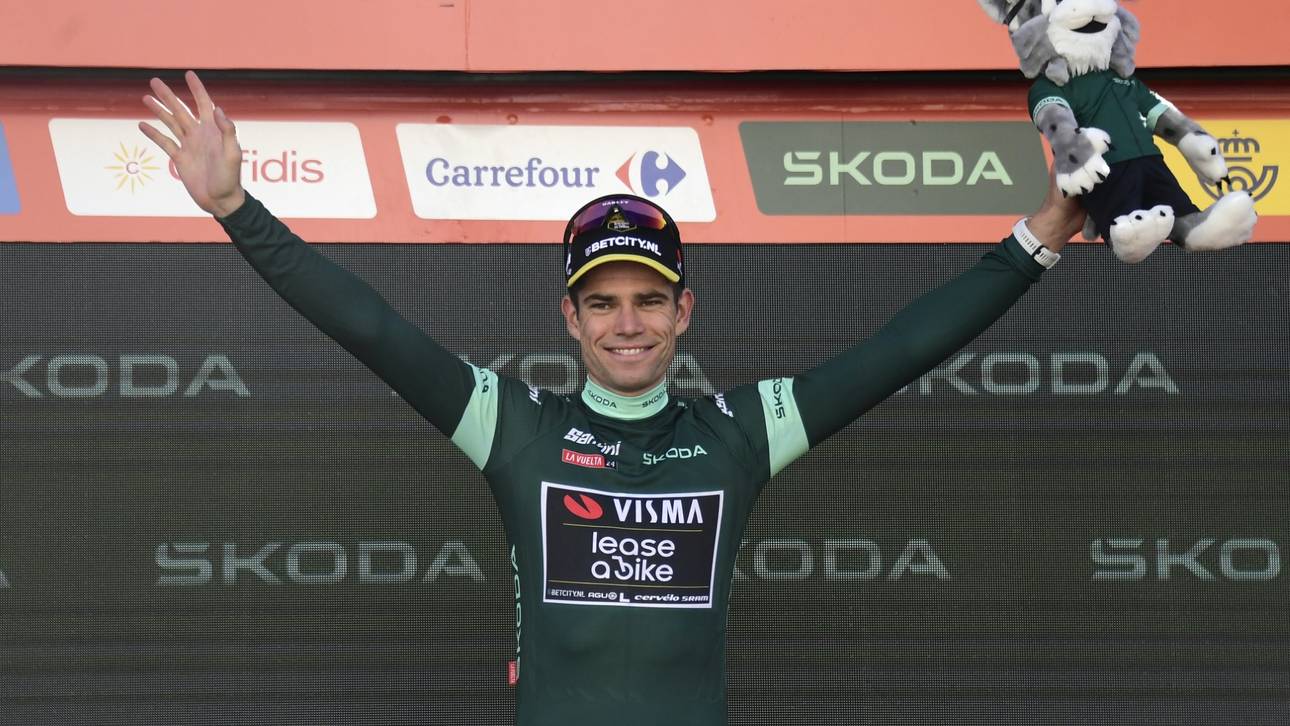 Van Aert gewinnt siebte Etappe