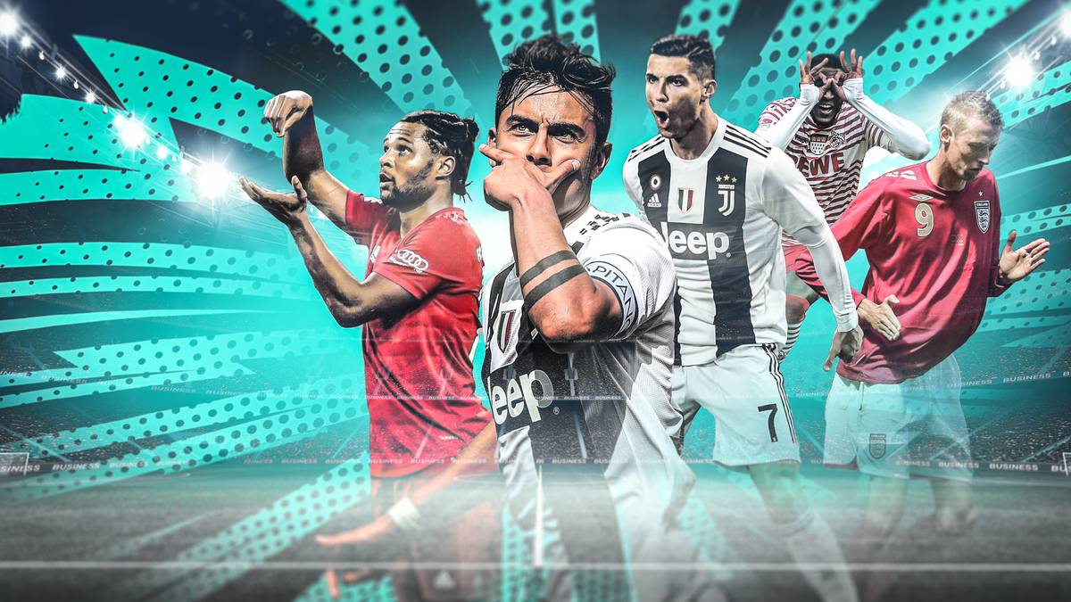 Das X von Robert Lewandowski, der Sprung von Cristiano Ronaldo, Ohrschrauber von Luca Toni, die "Dybala-Maske": SPORT1 erklärt die Geschichten dahinter