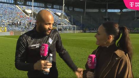 Terrence Boyd, Mannheimer Doppeltorschütze, verrät seine Rolle bei der Rudelbildung im Match gegen Alemannia Aachen.