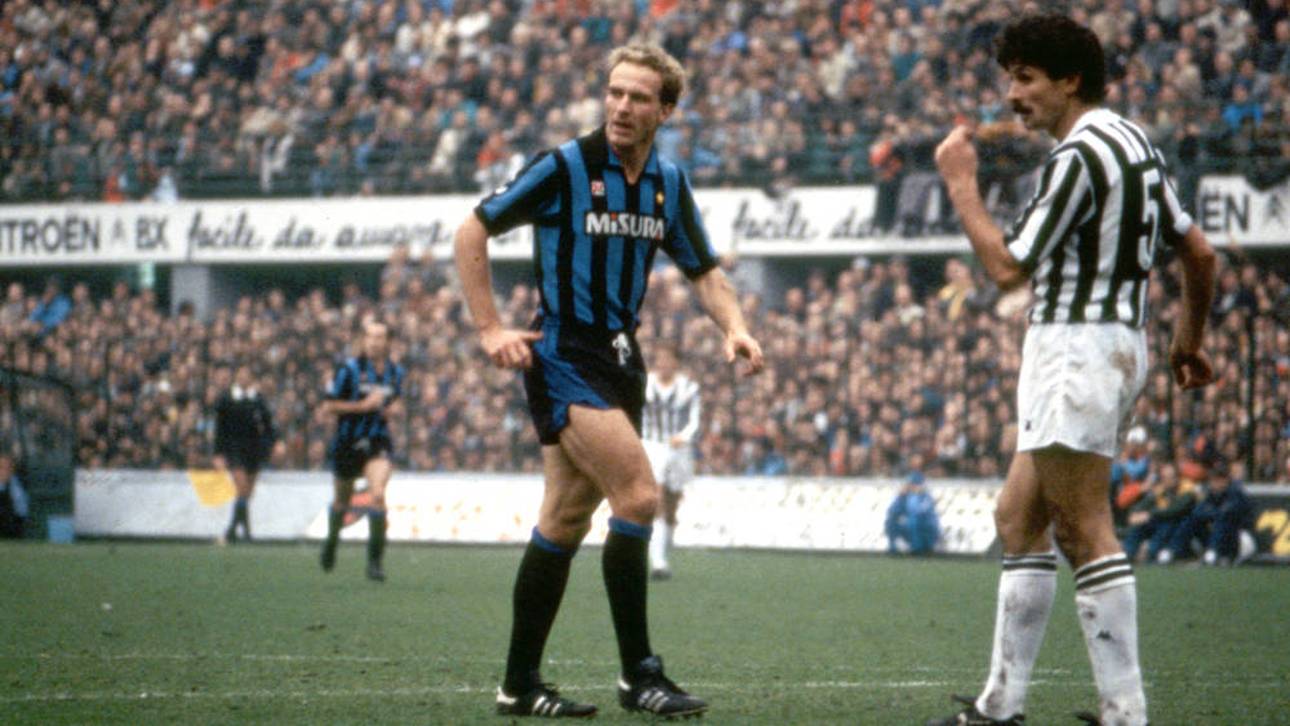 Karl-Heinz Rummenigge 1984 im Trikot von Inter Mailand