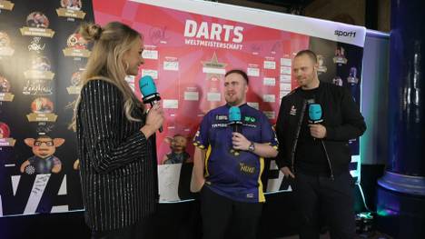 Luke Littler spielt im Achtelfinale der Darts WM 2025 gegen Ryan Joyce. Vor der Partie erzählt er, dass er die Niederlage des amtierendem Weltmeisters Luke Humphries im Gefühl hatte.