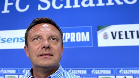 Andre Breitenreiter bei seiner Vorstellung als neuer Trainer des FC Schalke 04