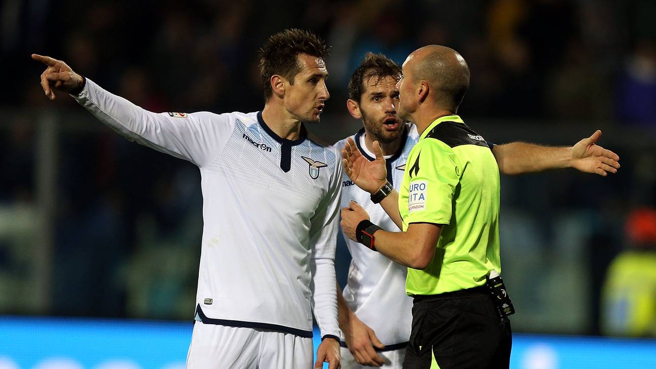 Tore aberkannt: Klose im Schiri-Pech