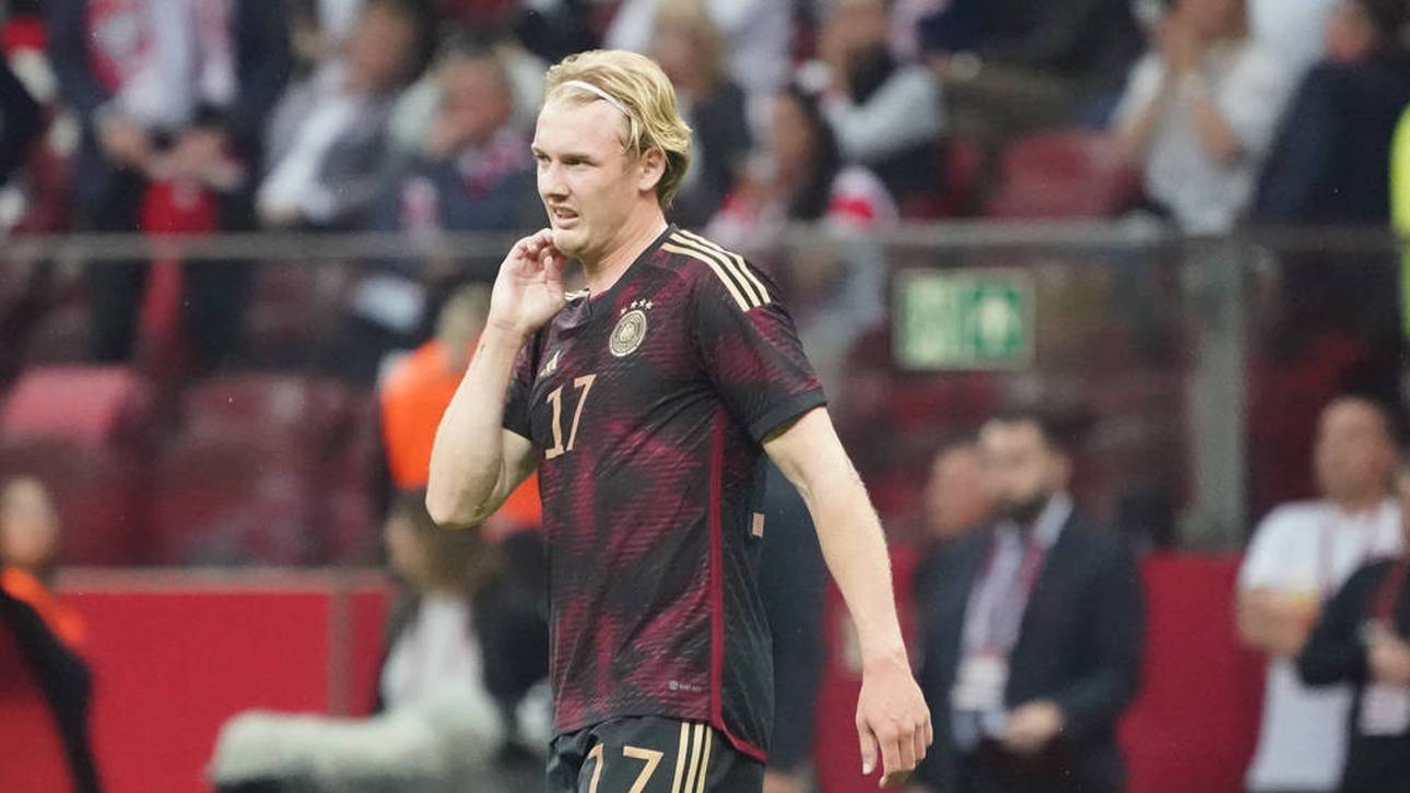 Julian Brandt konnte dem Polen-Spiel keine Wende mehr geben