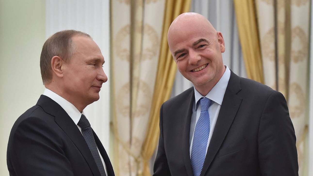 Infantino trifft Putin in Russland