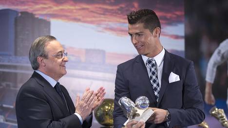 Cristiano Ronaldo Celebrates His Record Goal Scored For Real Madrid