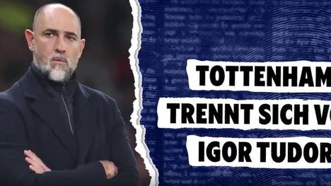 Bei Tottenham läuft derzeit alles drunter und drüber: Trainer Igor Tudor verlässt die Spurs nach nur 44 Tagen, ohne auch nur ein einziges Premier-League-Spiel gewonnen zu haben.