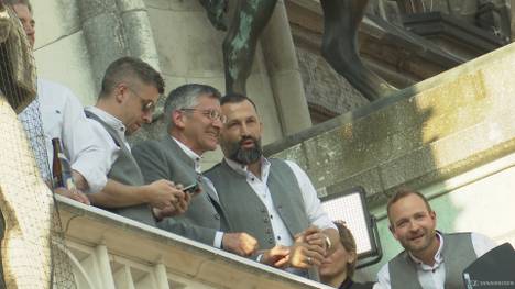 Die Meisterfeier des FC Bayern München auf dem Marienplatz war gut besucht. Im Rathaus erlaubte sich Münchens Oberbürgermeister einen Lapsus.