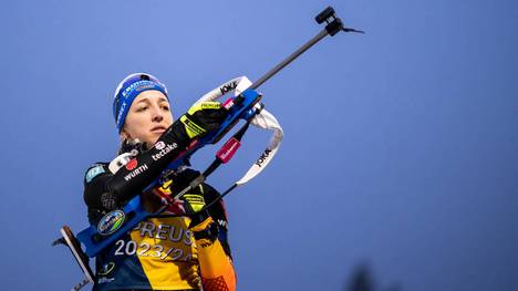 Franziska Preuß verpasste bei der Biathlon-WM erneut eine Medaille