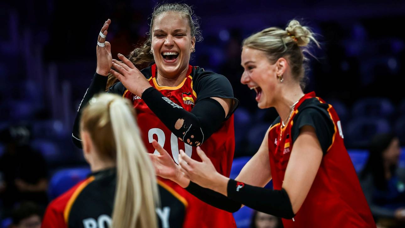 Deutsche Volleyballerinnen siegen gegen die Niederlande