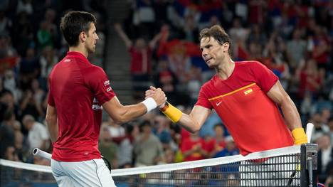 Novak Djokovic und Rafael Nadal stehen sich im French-Open-Finale gegenüber