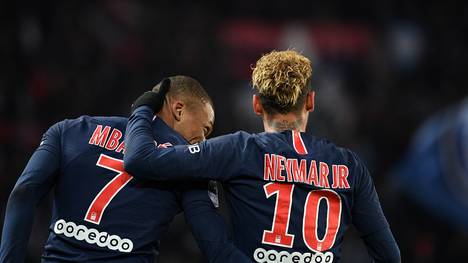 Neymar und Kylian Mbappé spielen womöglich künftig nicht mehr bei PSG zusammen