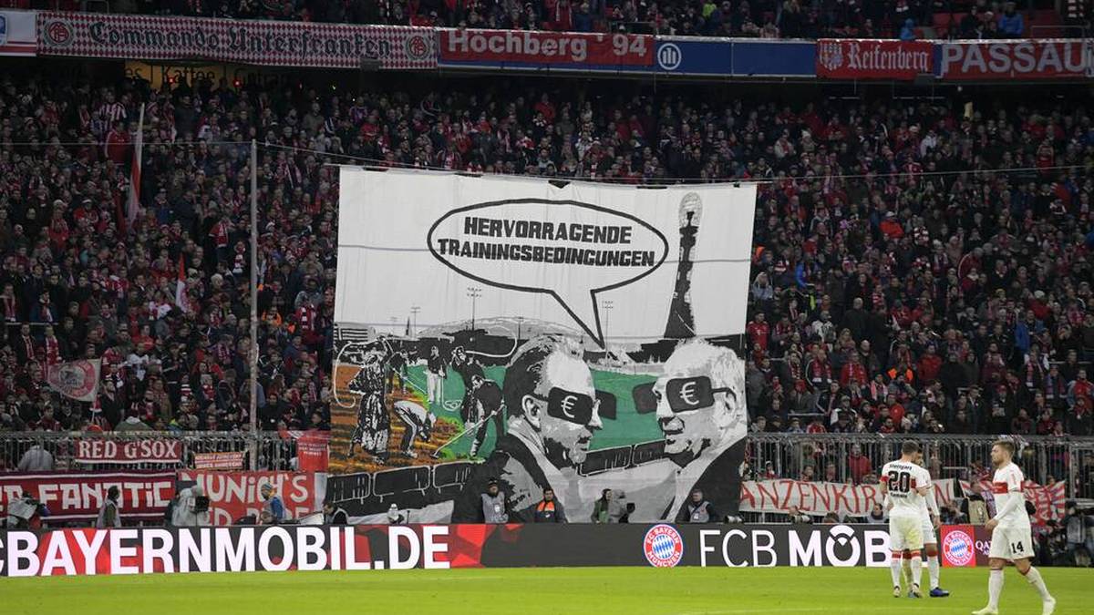 Mit Plakaten wie diesem, machten die Bayern-Fans bereits 2019 ihrem Unmut Luft