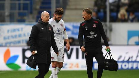 Bundesliga: Enrico Valentini vom 1. FC Nürnberg fällt bis Saisonende aus, Enrico Valentini hat sich gegen Hoffenheim am Oberschenkel verletzt