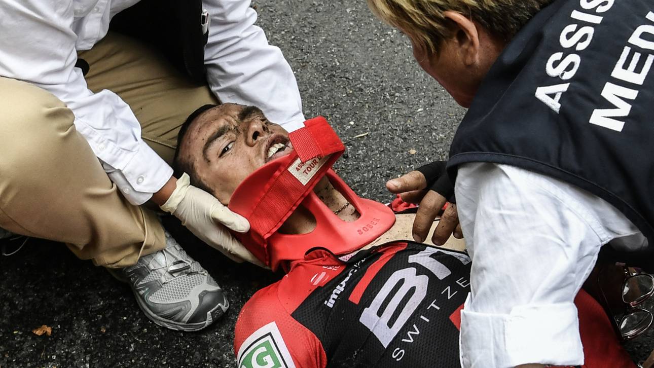 Porte nach Sturz schwer verletzt