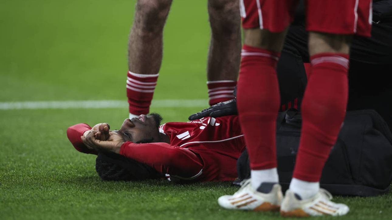 Jeremie Frimpong muss in der Champions League verletzt ausgewechselt werden und vergrößert Liverpools Sorgen 