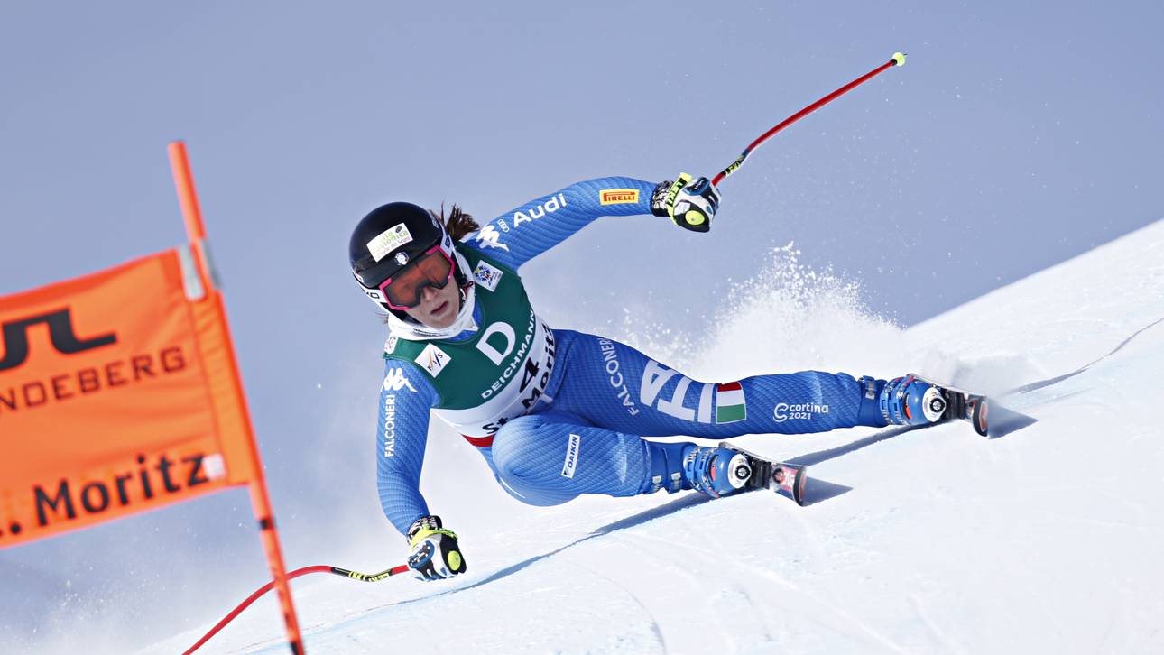 Sturz! Fanchini schwer verletzt