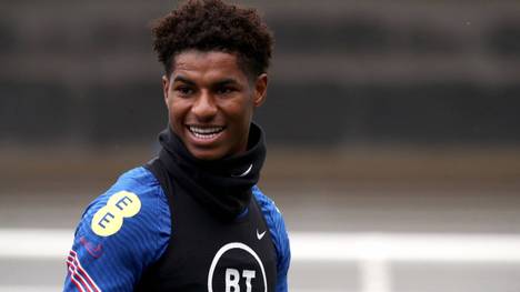 Marcus Rashford gibt vor dem EM-Achtelfinalspiel gegen Deutschland eine Kampfansage in Richtung DFB-Team ab.