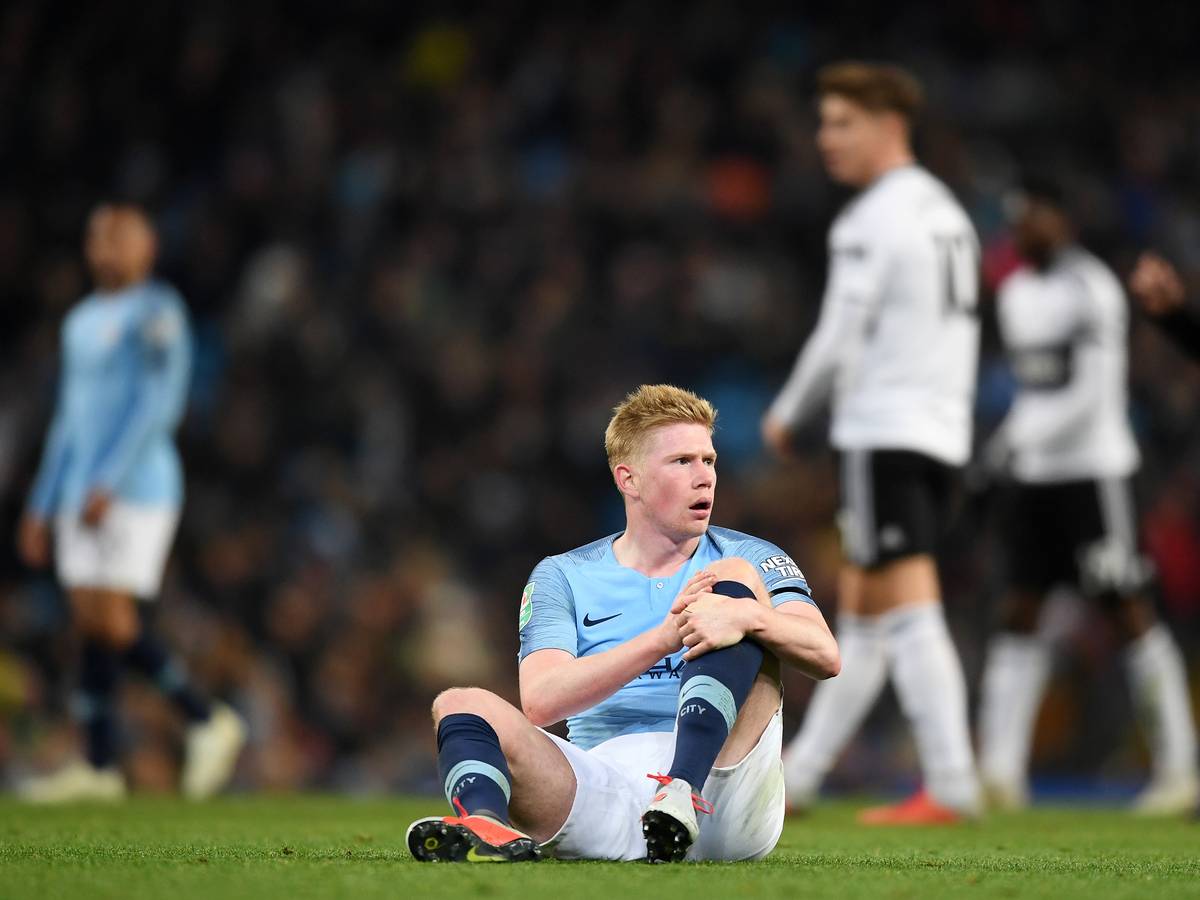 Manchester City Kevin De Bruyne Nach Verletzung Ausgewechselt