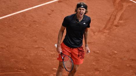 Alexander Zverev steht im Halbfinale der French Open