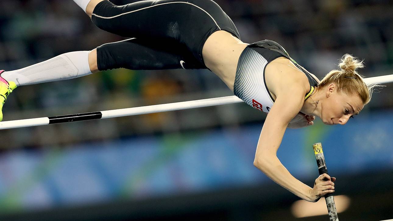 Lisa Ryzih übersprang nur 4,50 Meter und landete auf dem zehnten Platz