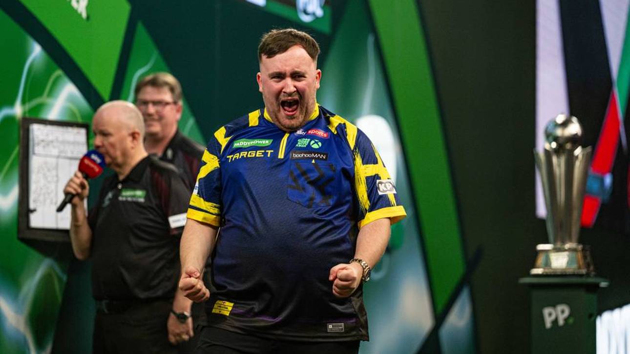 Littler fegt über Darts-Legende hinweg