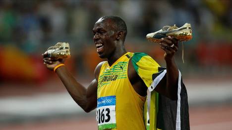 Usain Bolt holte in Peking sein erstes Gold-Triple - das heute nur noch Gold-Double ist