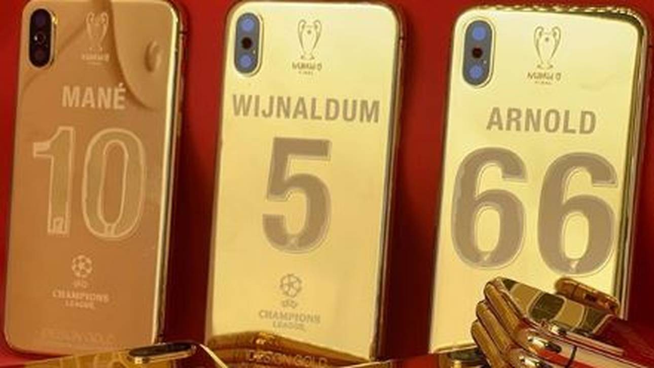 Luxus-Handys für Liverpools Helden