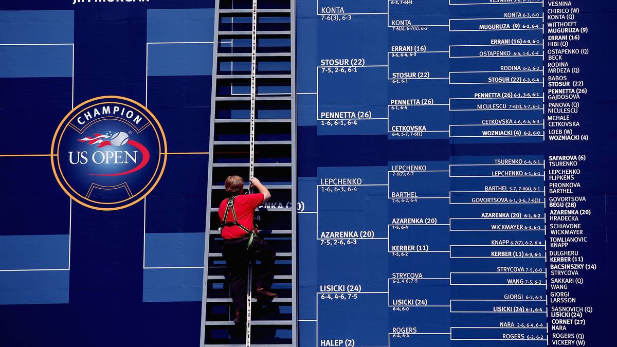 An Tag 8 bei den US Open lohnt sich ein genauer Blick auf das Ergebnis-Tableau. Denn dort verbirgt sich die ein oder andere Überraschung