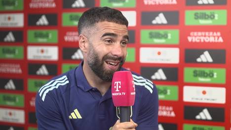 Dani Carvajal spielte einst bei Bayer Leverkusen, jetzt trifft der Profi von Real Madrid im EM-Viertelfinale mit Spanien auf Deutschland. Vor dem Duell spricht er über seine Teamkollegen Kroos und Rüdiger - und macht Deutschland eine Liebeserklärung.