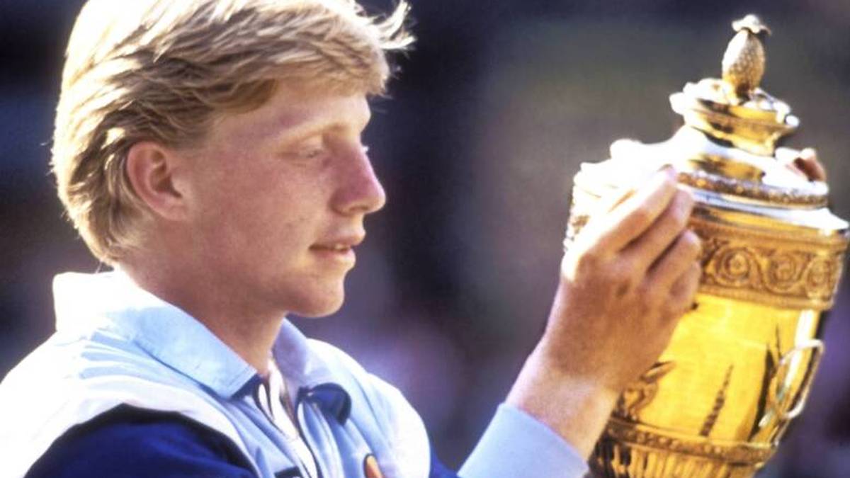 Boris Becker gewann 1985 mit 17 Jahren erstmals Wimbledon