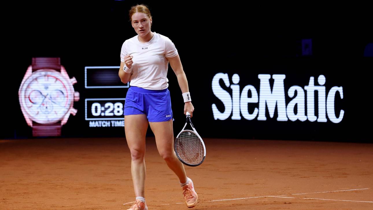 Tennis-Hoffnung im Achtelfinale