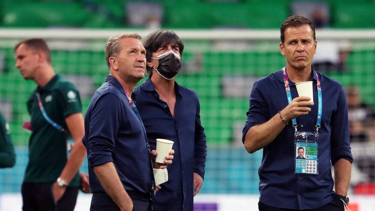 Das DFB-Dreigespann Joachim Löw, Oliver Bierhoff und Andreas Köpke ist Geschichte