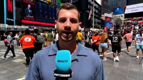 SPORT1-Reporter Manfred Sedlbauer liefert aus New York die neuesten Eindrücke und Entwicklungen zu einer möglichen Verschiebung des WM-Finals zwischen Argentinien und Spanien. 