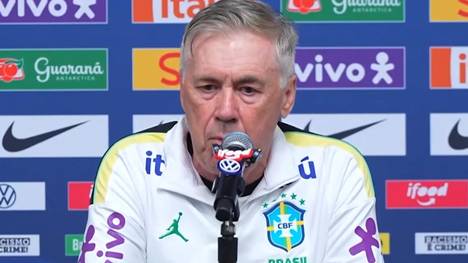 Carlo Ancelotti trifft mit Brasilien im Testspiel auf Kroatien und seinen früheren Schützling Luka Modric.